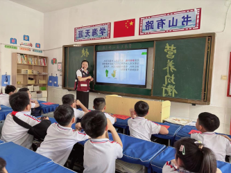 奶豆添营养  少油更健康－－民权县育才小学“